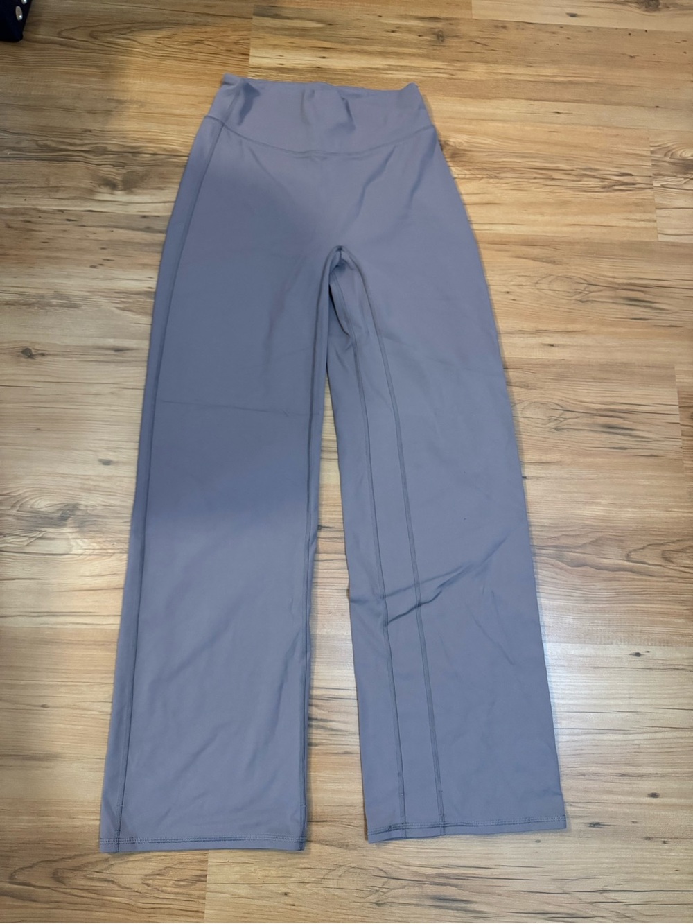 High-Waist Wide Leg Active Pants - taupe